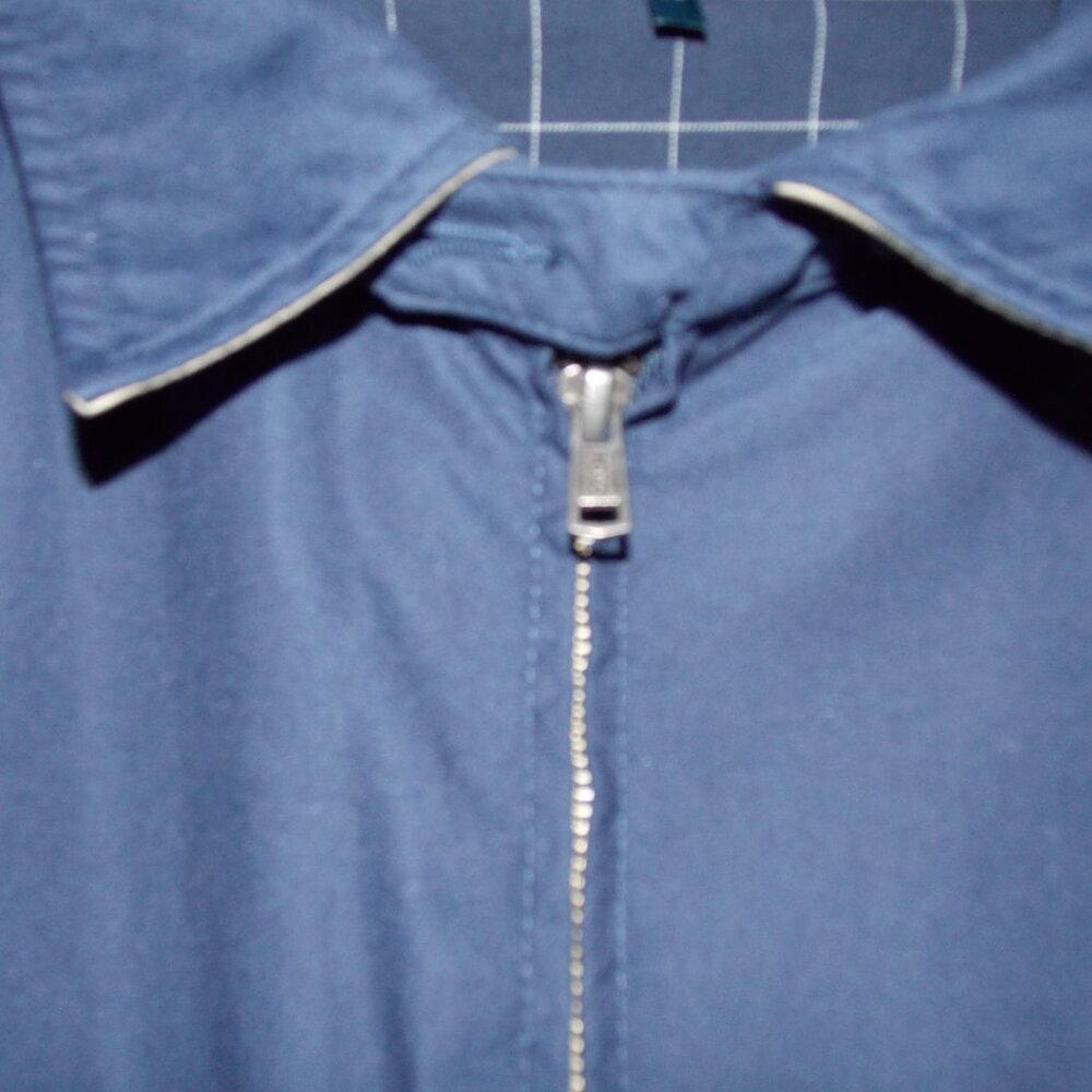 Polo Ralph Lauren Jacket Mens XXL Blue Harrington Plaid Lined Vintage - Picture 3 of 14